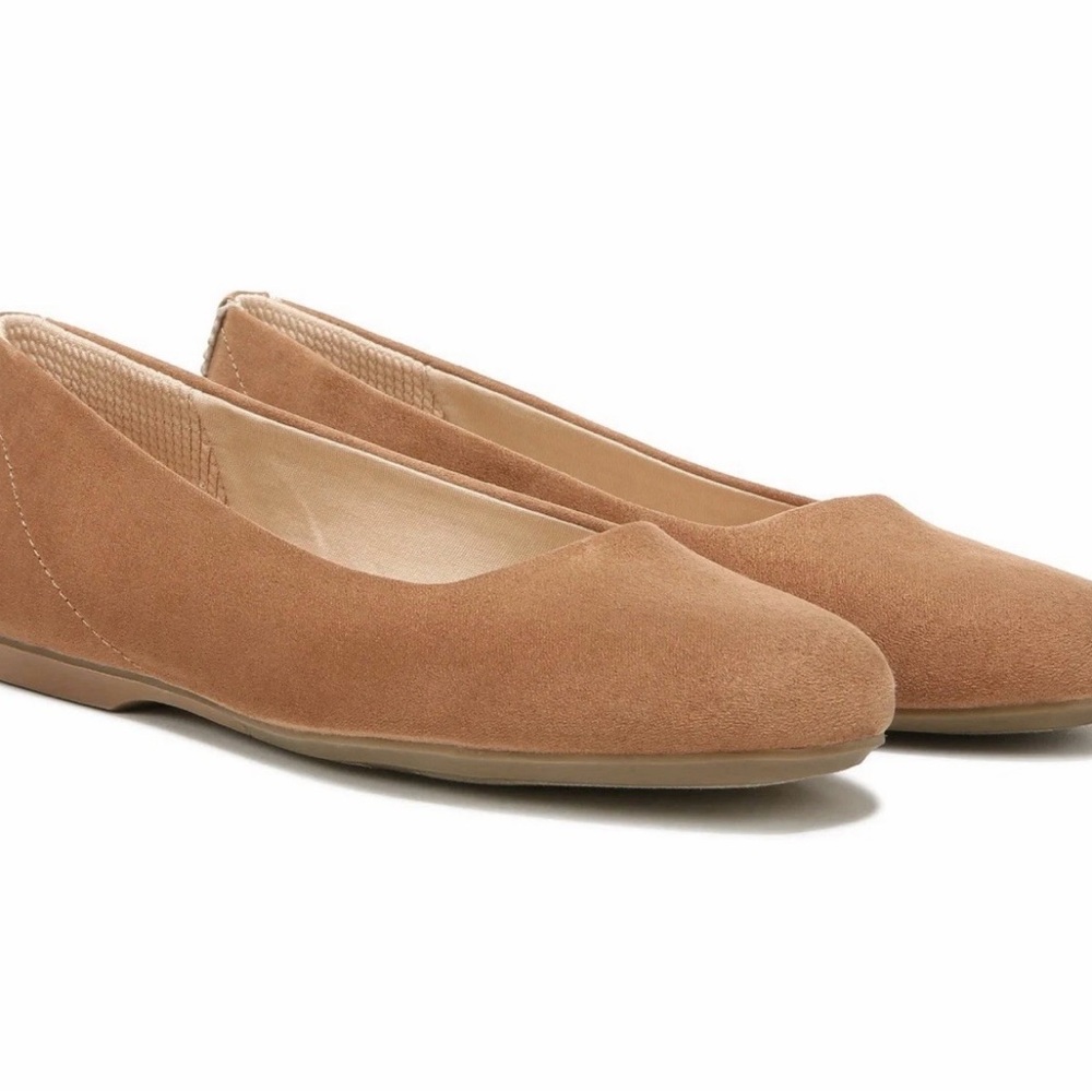 Dr Scholls Women’s Wexley Flats Ballet Brown Size 6.5W Shoes Comfort, New